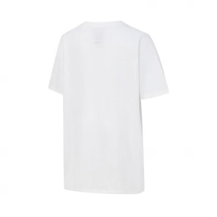 Nike T-Shirt Sports Round Neck Pullover Simple Casual Short Sleeve Kids Tops White 820564-100