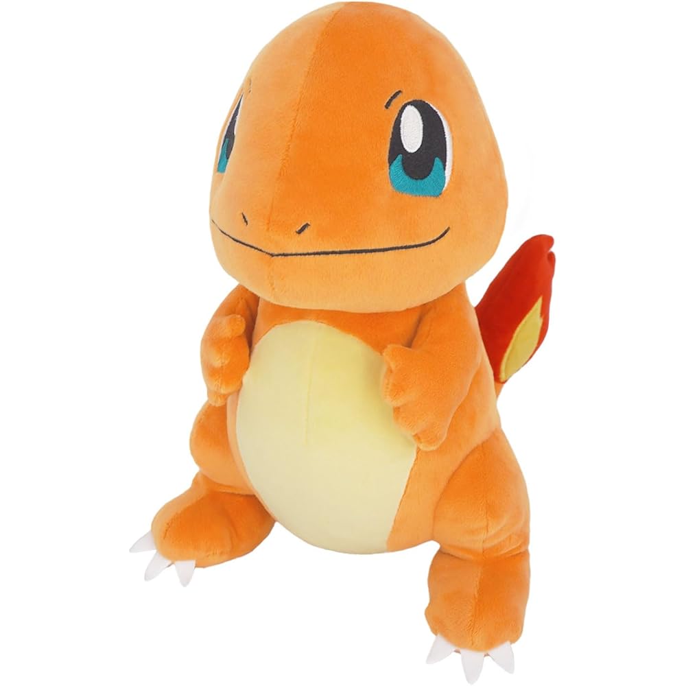 Sanei Boeki Pokmon All Star Collection Charmander Plush Toy 18x26x29cm Soft Stuffed Animal