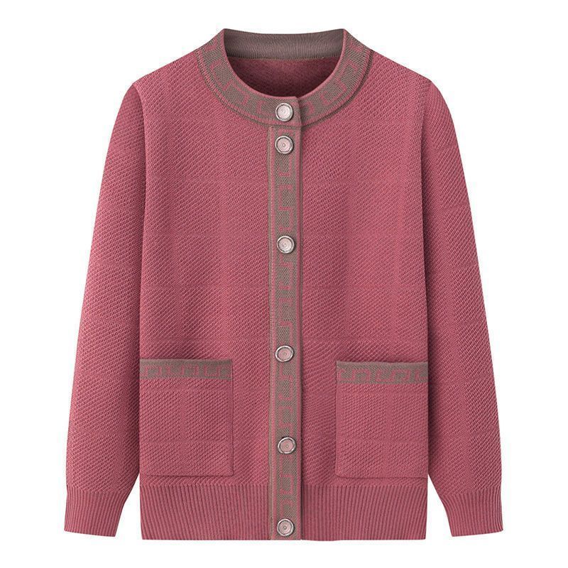 

Осенний трикотаж, Кардиган, Свитер, Теплая куртка, Женская осенне-зимняя одежда 6XL розовый