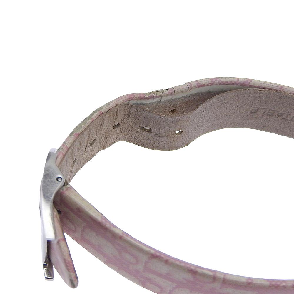 Dior Maris laikrodžiai D78-109 Baltas kriauklių ciferblatas Nerūdijančio plieno/odos Kvarcinis Analoginis ekranas Moteriškas Naudotas