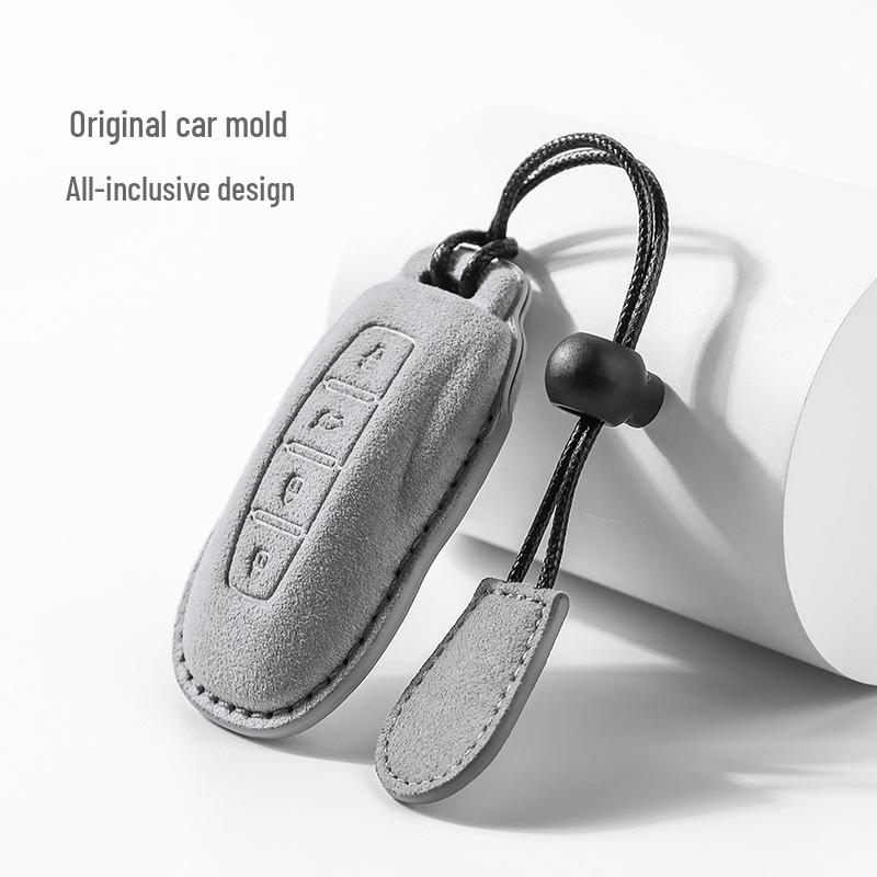 2022 Ford Territory Schlüsselhülle: Wildleder-Fernbedienungsschale mit Schnalle