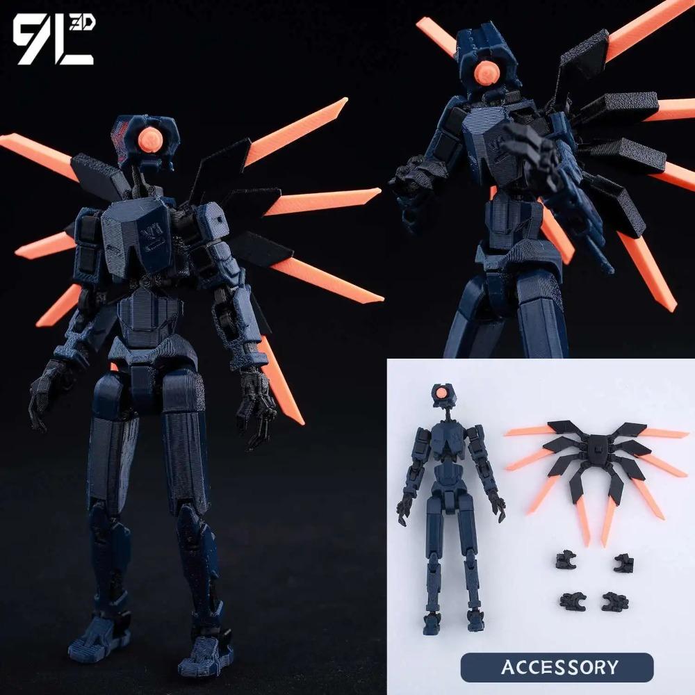 

Lucky13 Dummy13 Ultrakill V1 Серия Аниме Персонажи - 3D Печатная Многосуставная Деформируемая Фигурка Позирующая Модель Многоцветные Игрушки Подарок