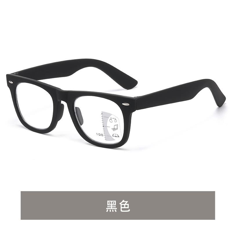 

Elastic Paint Multi-Focus Anti-Blue Reading Glasses Far And Near Dual-Purpose Middle-Aged And Elderly High Definition Reading Glasses Look Far And +100