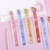 Creative Cute Semi-Transparent Ruler for Energetic Primary School Students - Ideal for Drawing and Measuring.