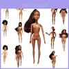 Boneca Arical Brinquedo 11,5 Polegadas 4d Marrom Africana Articulada 30cm Altura Material Plástico Exposição Estática