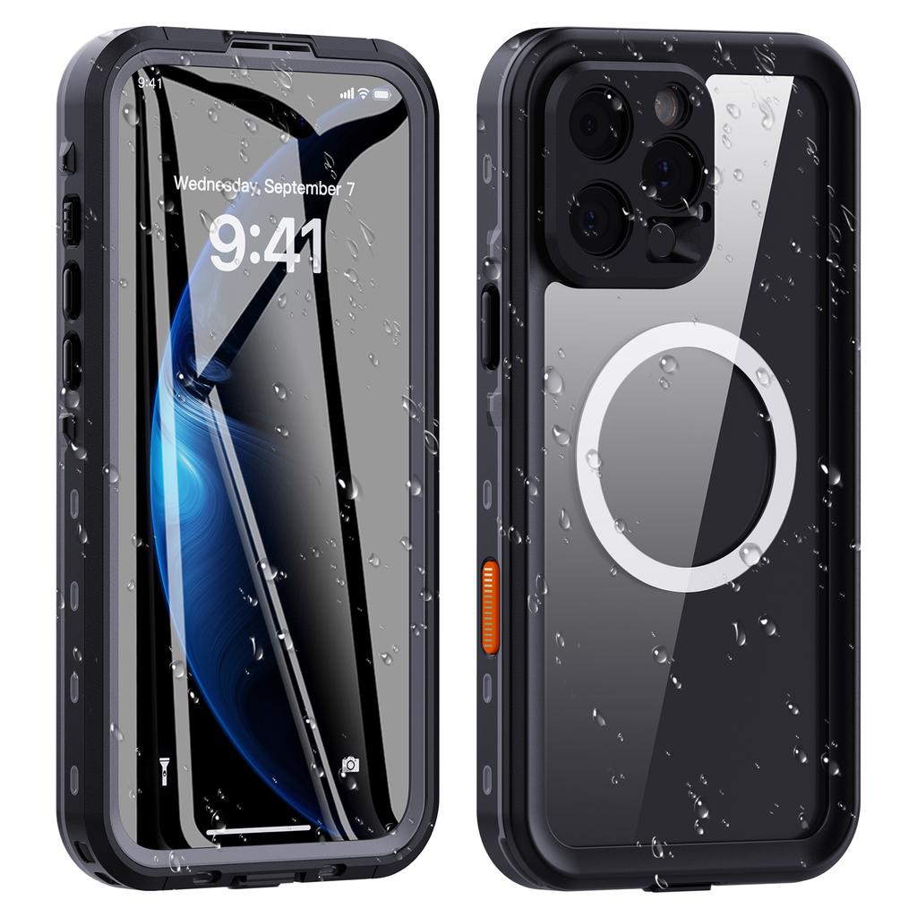 REDPEPPER Dot+ Series For iPhone 16 Pro Case Compatible with MagSafe IP68 Waterproof Clear Phone Cover