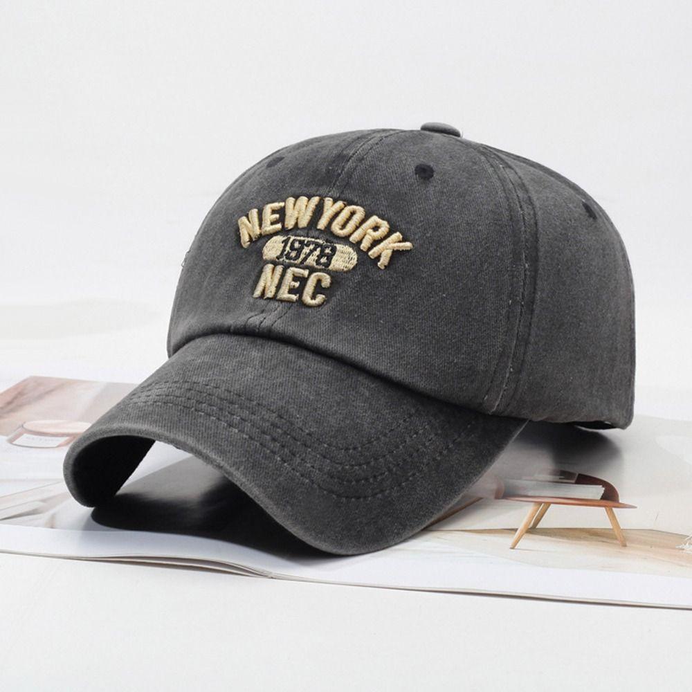 Adjustable Embroidery Baseball Cap NEW YORK 1978 Sunscreen Hats For Man Women Outdoor Sports