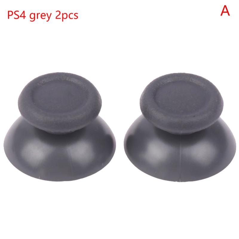 2PCS Rubber Thumbstick Button Game Joystick Cap For PS4/ PS5 Analog Cover 3D Thumb Sticks Joystick Thumbstick Mushroom Cap