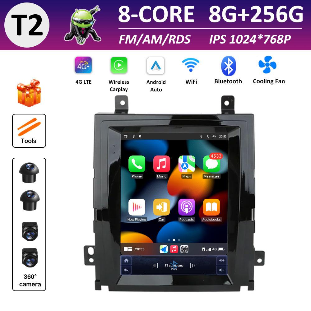 Android Smart System WIFI for Cadillac Escalade 2007 2008 2009 2010 2011 - 2013 Wireless Carplay GPS Navigation DSP Stereo BT+4G
