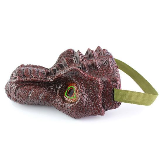 Scary Rex Triceratops Dinosaur Latex Face Mask Halloween Cosplay Party Supples
