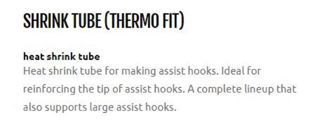 Xesta Heat Shrink Tube Clear for Fishing Rigging Size 4 x 100cm (5422)