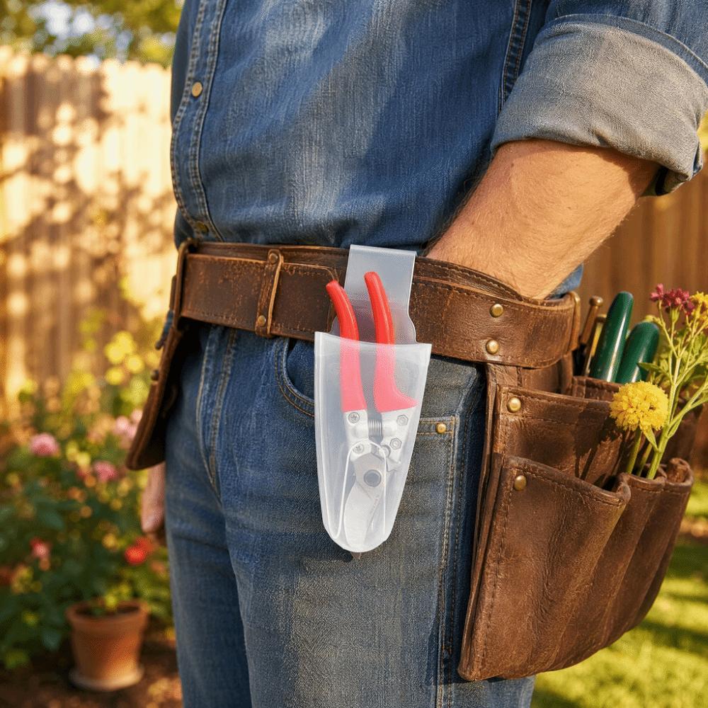 3Pcs Waist-Mounted Pruning Shears Organizer Durable Pruning Shears Holder  Gardening Tools