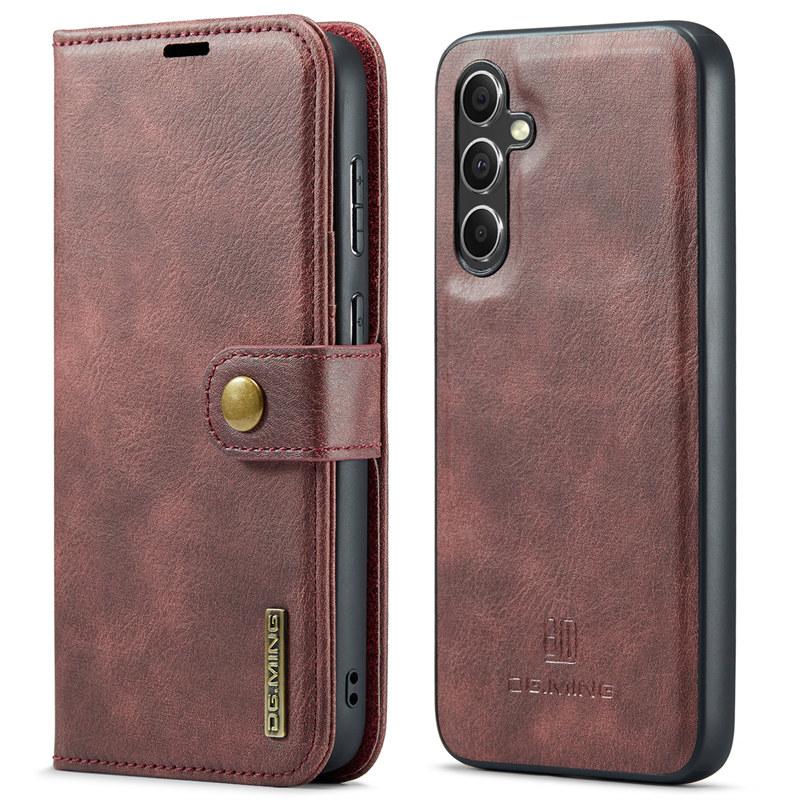 Flip Leather Case for Samsung Galaxy A17 A56 A36 A16 A55 A35 A15 A54 A34 A24 A14 A53 A33 A13 A52 A72 A51 A71 Detachable Magnetc Wallet Card Back Cover