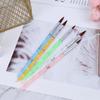 Nail Art Brush Liner Dotting Fan Design Acrylic Flat Crystal Painting Drawing Carving Pen UV Gel Manicure Tool Set