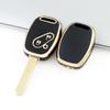 2 Tasten TPU Schale Schlüsselanhänger Halter für Honda Fit CIVIC JAZZ Pilot Accord CR-V Freed Pilot StepWGN Insight Autoschlüssel Hülle Abdeckung