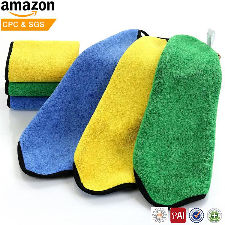 Microfiber 40x40 Cm Quick-Dry Towel Wash Magic Clay for Coral Velvet Car & Home Solid Color Woven Logo Plain Style for Hotels