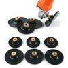 3 Zoll 4 Zoll Gummi Stützteller M10 M14 M16 Gewinde Polierschleifscheibe Stützteller für Winkelschleifer Polierscheibenpad