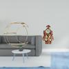 Modern Multifunctional Wall Mounted Shelf with Animal Figurine Clock for Living Room Desk Cabinet