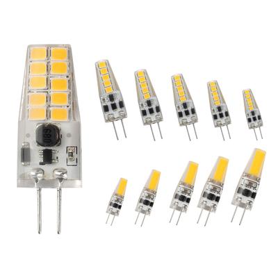 20PCS G4 LED COB Lamp 1.2W 2W 3W COB LED BulbAC/DC 12V Lampada 3000K 4000K 6000K LED COB Chandelier Lighting Replace Halogen