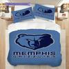Minnesota Timberwolves Logo Three-piece set(1 * duvet cover + 2 * pillowcase, without core)Bedding set Soft and comfortable