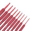 1 set/9 pcs Soft Grip DIY Ergonomic Handle Knitting Needles Craft Tools Crochet Hooks Weave Yarn