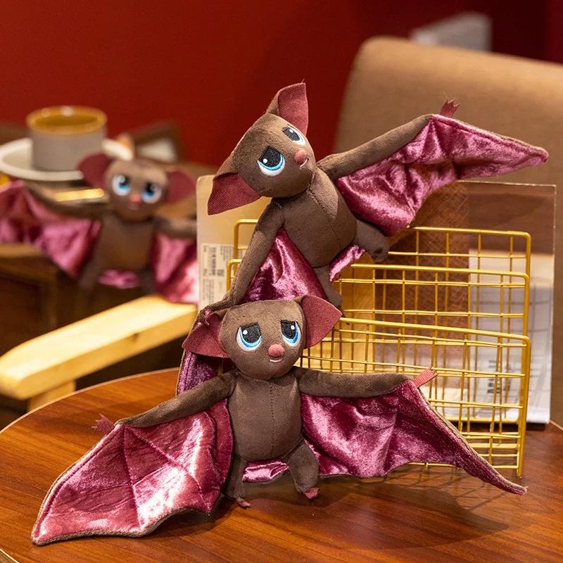 Bambola Pipistrello Kawaii Hotel Transylvania Mavis Pipistrello Peluche Peluche Film Anime Cartone Animato Pipistrello Bambola Peluche Giocattolo Regali di Compleanno Ragazza Pipistrello