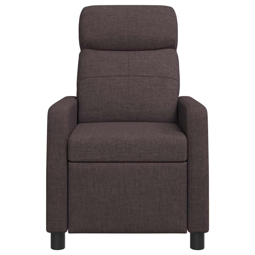 Recliner Dark Brown Fabric