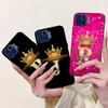 For Motorola One 5G Case Popular Letters Flower Crown Soft Silicone Shockproof TPU Couple Cover For Moto One 5G 2020 Phone Cases