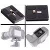 Aluminum Alloy Quick Release Plate for Arca Standard 50mm Tripods Ballhead Featuring AntiSlip Rubber Pad 1/4 Screw