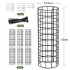 6 Pk Tree Trunk Protector Enhanced Tree Trunk Protection Guards With Metal Stakes Easy-Installation Iron Tree Trunk Protector