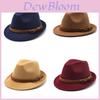 Classic Wool Felt Hat For Men And Women Summer Sun Protection Formal Style