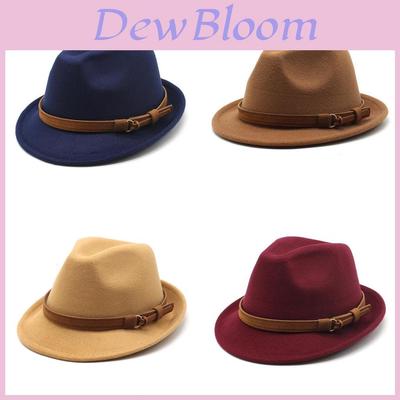 Classic Wool Felt Hat For Men And Women Summer Sun Protection Formal Style