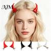 Small Horn Clips for Photoshoots 2Pcs Halloween Evil Hair Clips, Horror Demon Goth Ear Unique Holiday Decor Hairpins, Barrettes Accessories