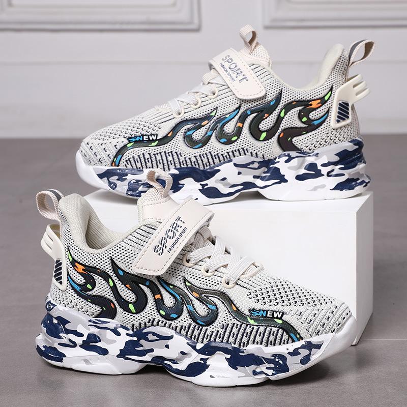 Casual Boys' Shoes, Large-size Children's Running Shoes, Men's Shoes, New Spring/autumn Breathable Mesh Sneakers