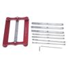 Q1FD Stainless Steel Center Gauge Woodworking Marking Tool with Various Specifications for Accurate Hole Location
