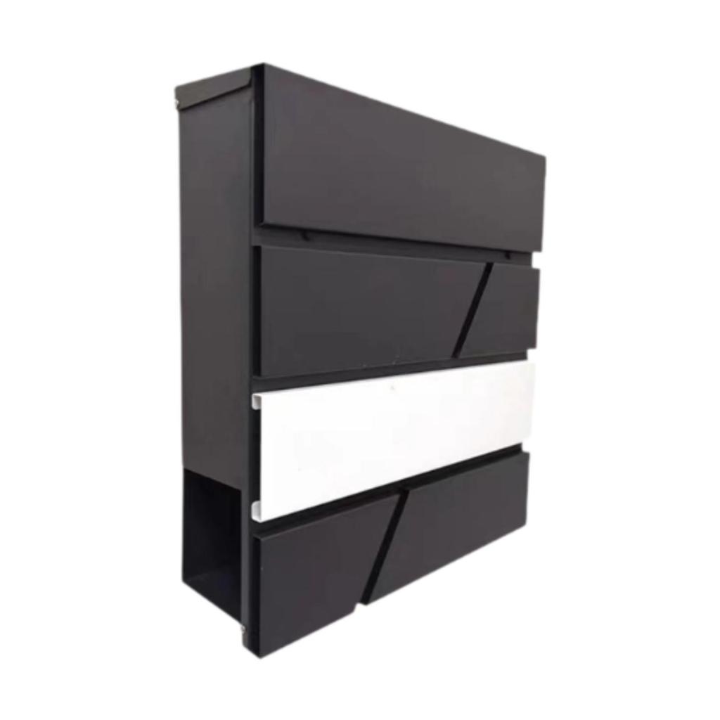 Wall Mount Mailbox Easy to Install Retro Design Weatherproof Mailbox Mailbox for Outside for Daily Letters Newspapers House