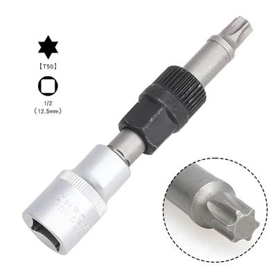 Fits For Seat For Skoda Alternator Pulley Steel  Removal Wrench Tool Torx T50 1/2"D Parts Accessories 110MM