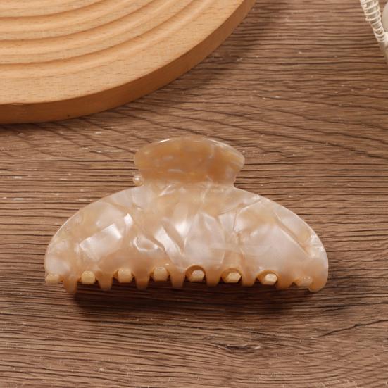 Sponka do vlasů Zakřivený zub Želé barva Sponka na zadní část hlavy Velká žraločí sponka do vlasů Velké drdoly Polodrdoly Vlasy