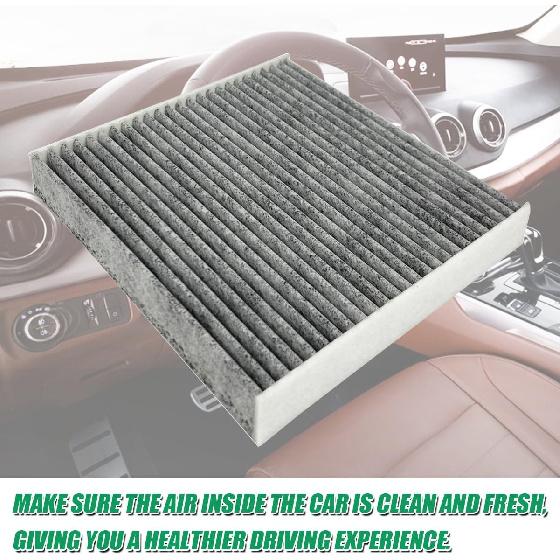 Car Cabin Air Filter, Activated Carbon Automotive Fresh Breeze Air Conditioner F