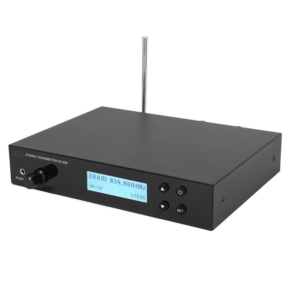 Wireless Earphone Monitor System 830‑866MHz 3 Modes Ear Return System for Guitar and Bass Player