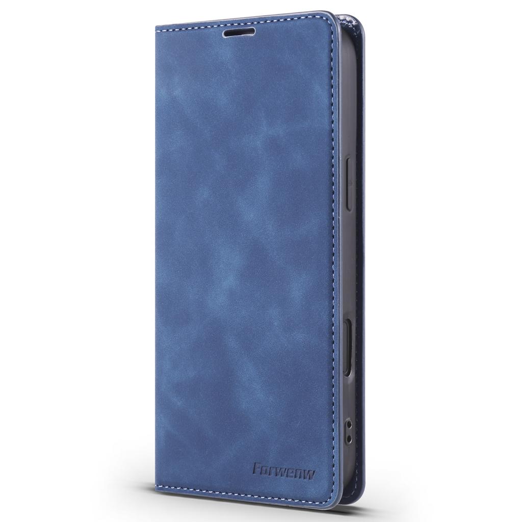 FORWENW For iPhone 17 Pro Wallet Case Magnetic Absorption Leather Flip Phone Cover with Stand