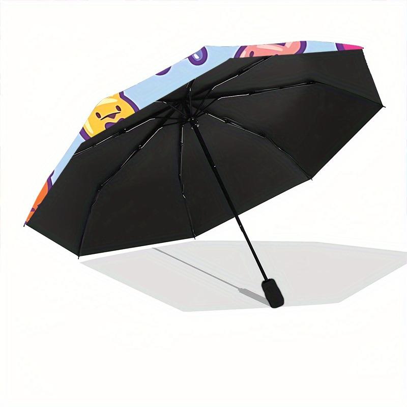 1pc Gummy Bears Automatic Umbrella - 8-Rib Foldable Design, Outdoor Adventures, and Family Celebrations Yy250829082