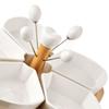 Appetizer Plate for Dips, Sauces, and Snacks Appetizer Bowls