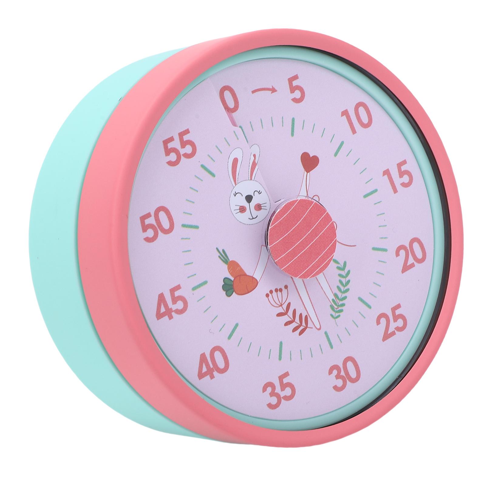 60 Minute Visual Timer Magnetic Mechanical Countdown Timer Management Tool with Foldable Stand for Classroom Kitchen