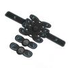 2 Pairs Bikes Pedal Straps Nylon Adjustable Metal Toe Clip 50cm Length Bicycle Pedal Toe Straps