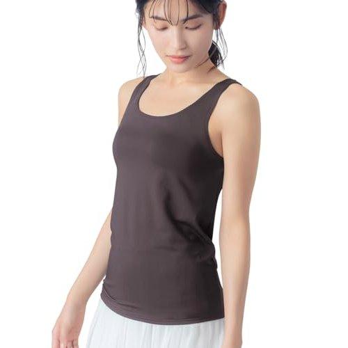 Wing Wacoal Synchro Bra Top ET1152 GB M Women's Built-in Cup Tank Top Quick Dry Cool Touch