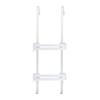 Bathroom Shower Over the Door Aluminum Rustproof Basket Towel Rack Shelves for Shampoo Soap
