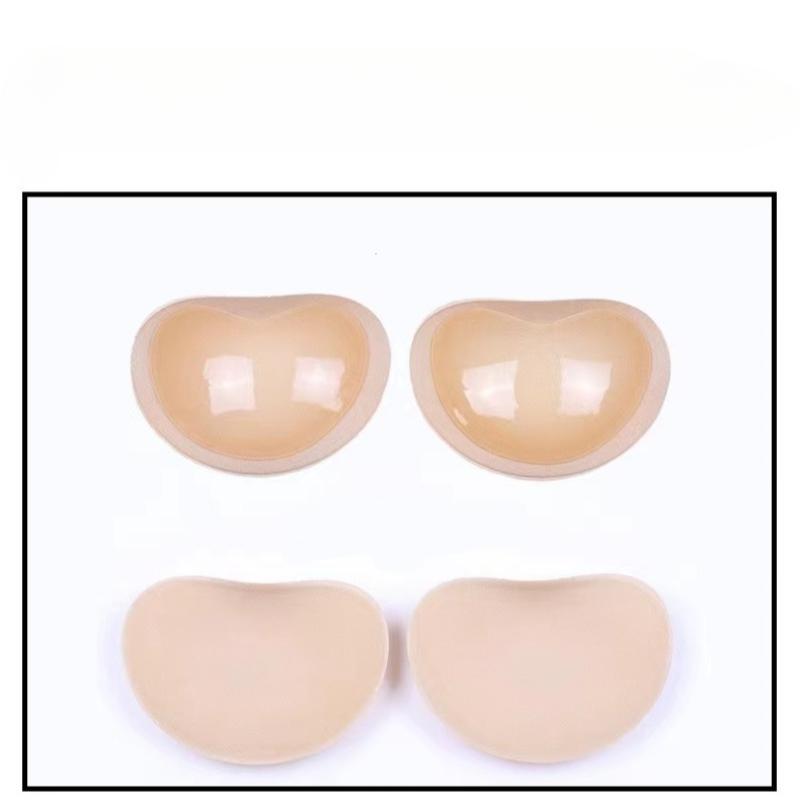 Bikini Bröstkudde Bikini Set Push Up Vadderade Bikinis Badkläder Dam Badkläder Dam Tjockare Andningsbar Svamp BH-kudde