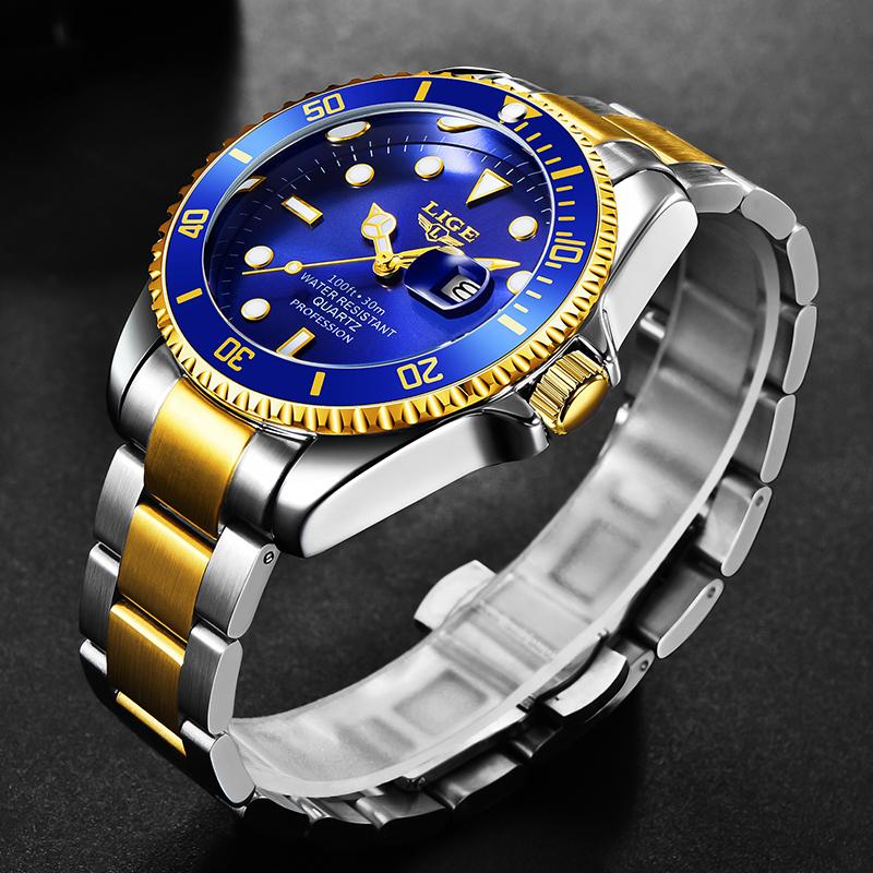 Mens Watches Fashion Military Sports Waterproof Men Quartz Wristwatch Top Brand Luxury Diver Watch Men Relogios Masculino