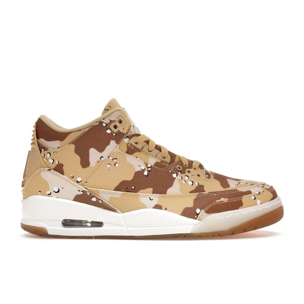WNBA X Air Jordan 3 Retro Desert Camo Women Sneakers Brown Dark-Driftwood Sail HM4301-200